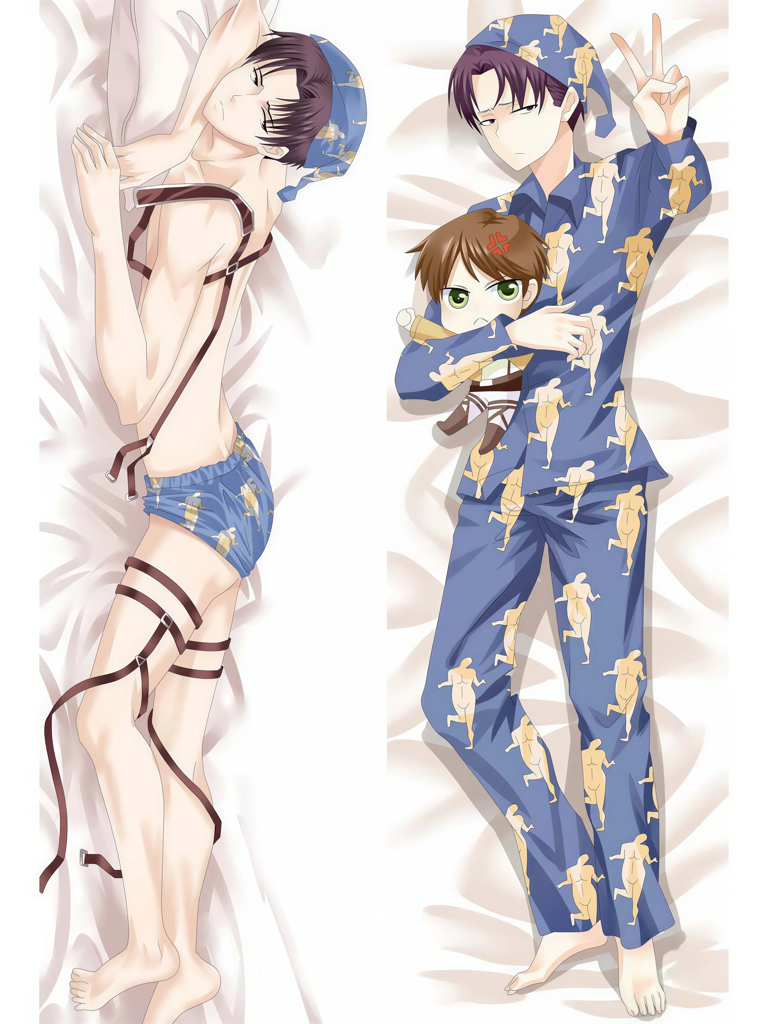 Levi Body Pillow <br/> Levi Ackerman Cute - Image 2