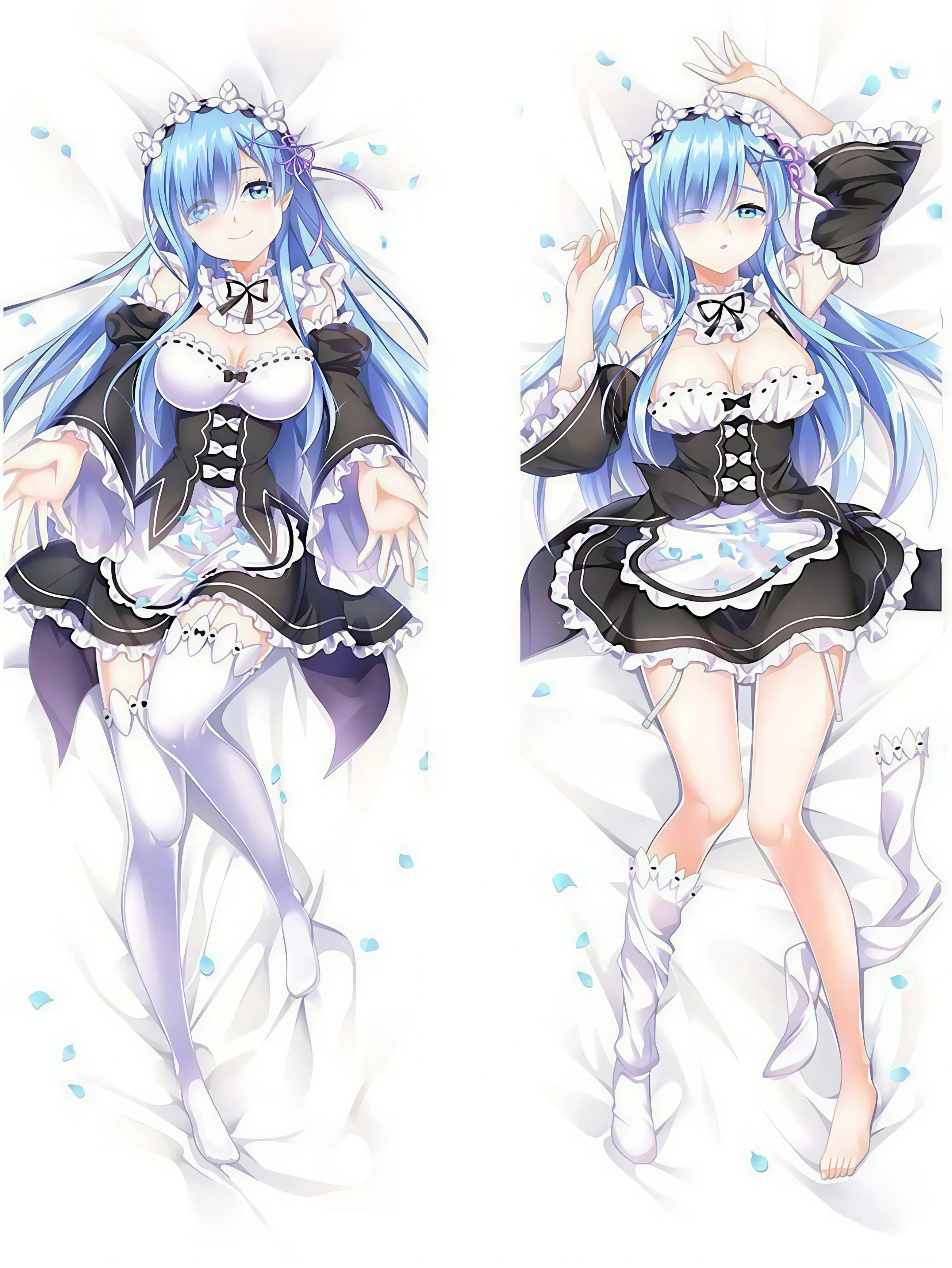 Rem Body Pillow <br/> Rem Long Hair - Image 2
