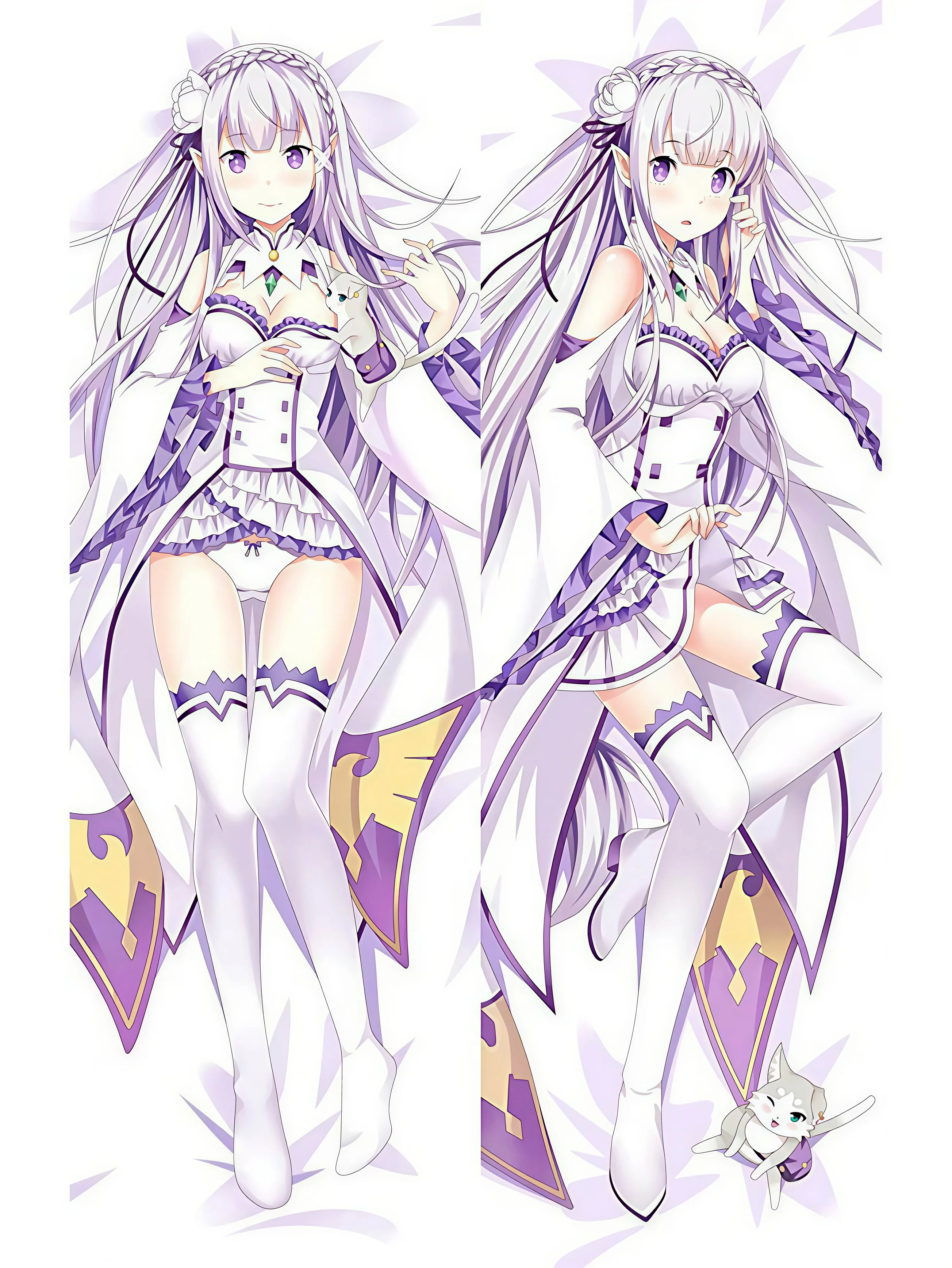 Emilia Body Pillowo <br/>  Emilia from Re Zero - Image 2