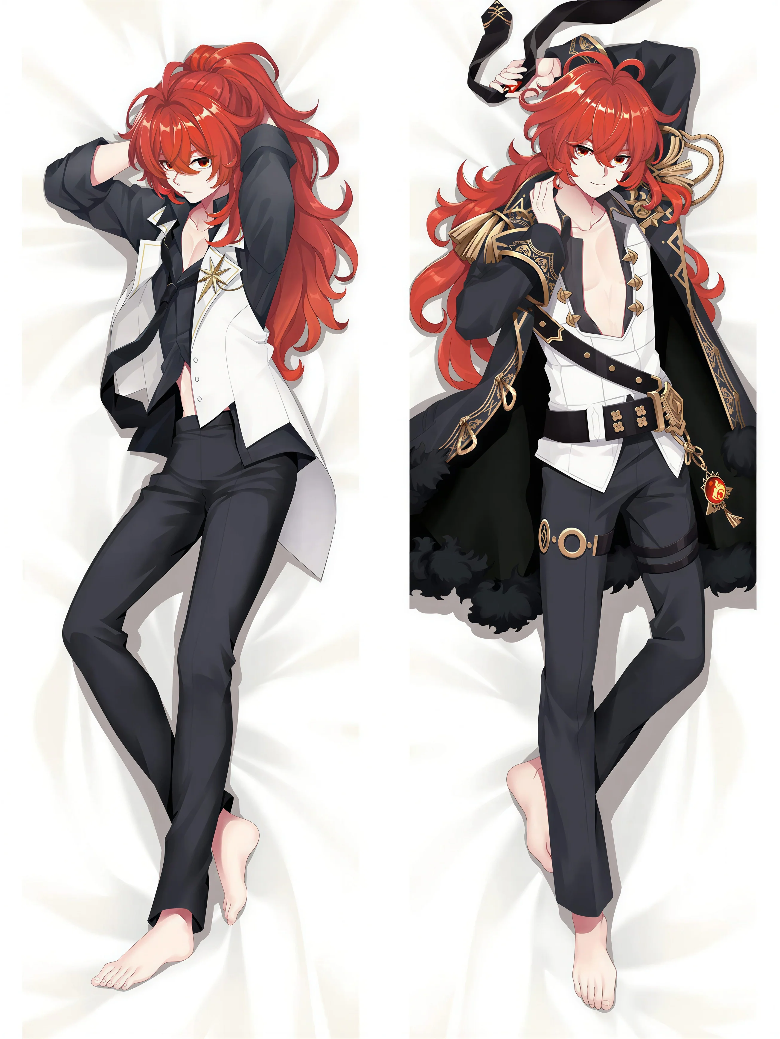 Diluc Body Pillow <br/> Genshin Impact Diluc - Image 2
