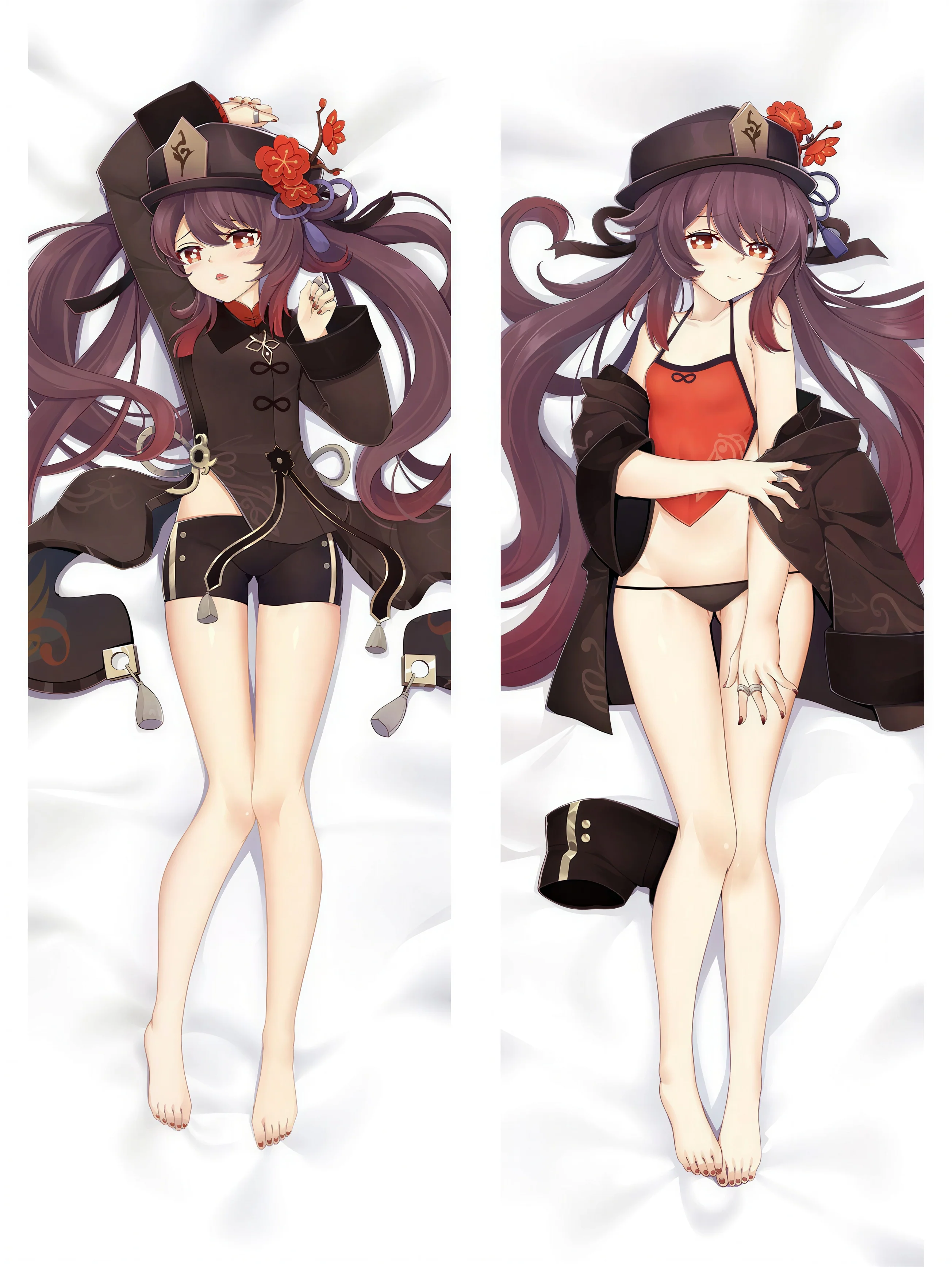 Hu Tao Body Pillow <br/> Hu Tao Waifu - Image 2