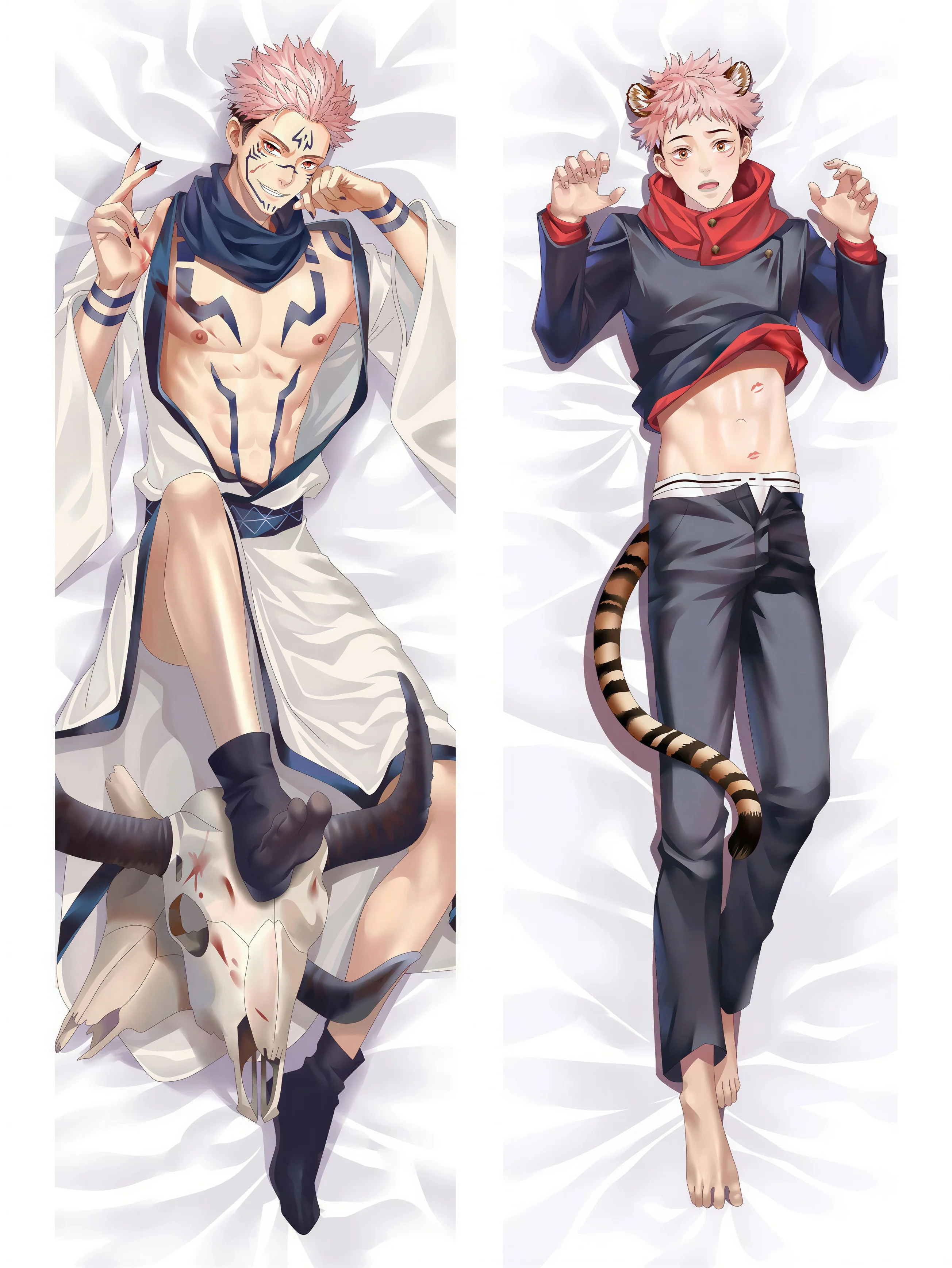 Itadori X Sukuna Body Pillow <br/> Itadori Sukuna - Image 2