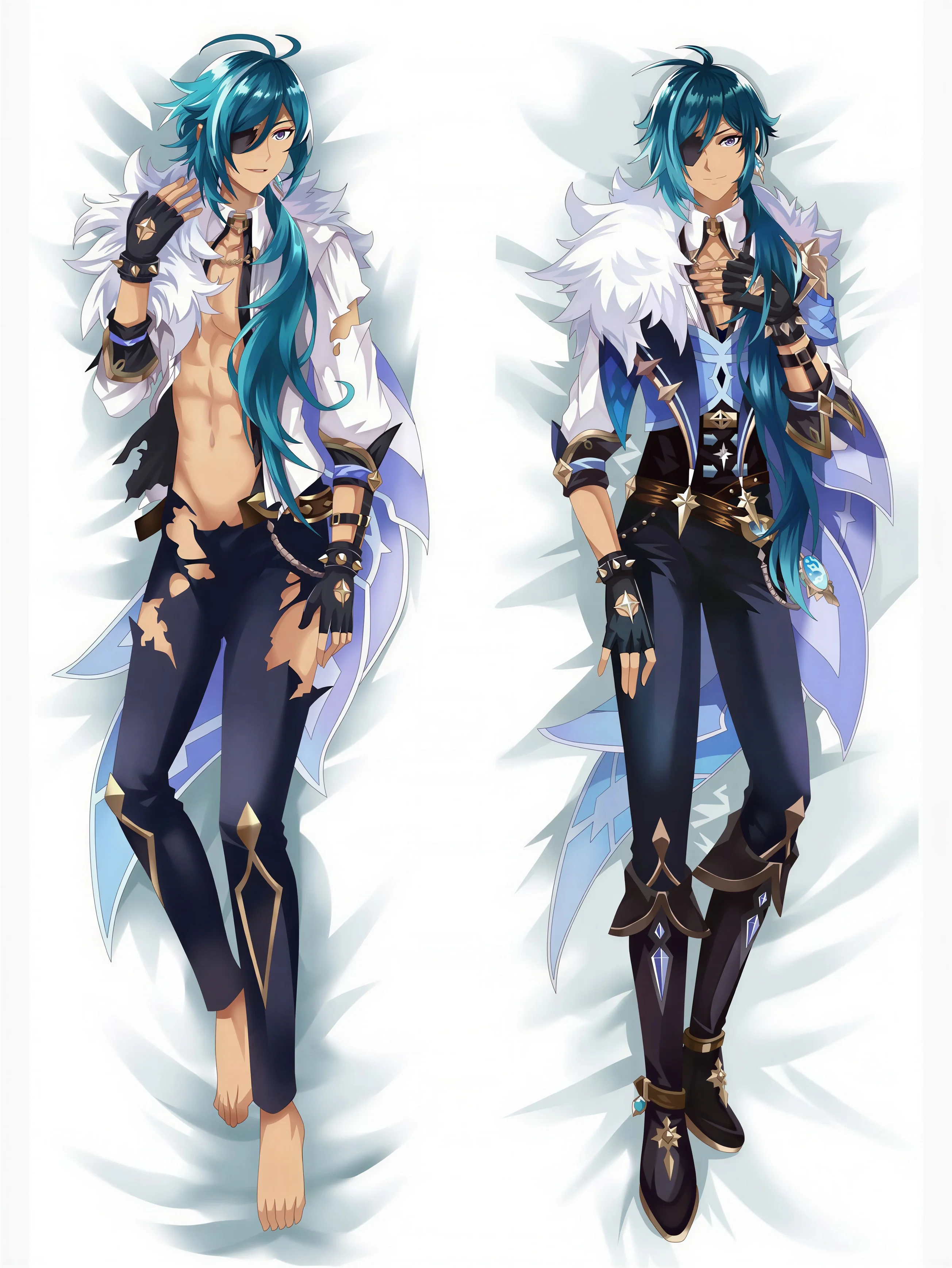 Kaeya Body Pillow <br/>  Kaeya Uniform Torn - Image 2