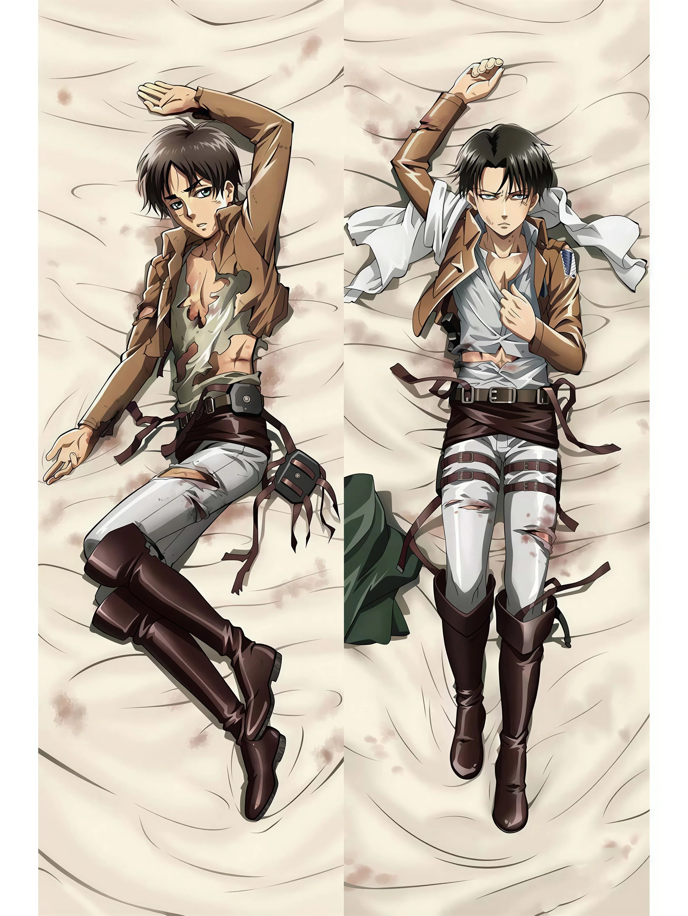 Levi Body Pillow <br/> Levi and Eren After Battle - Image 2