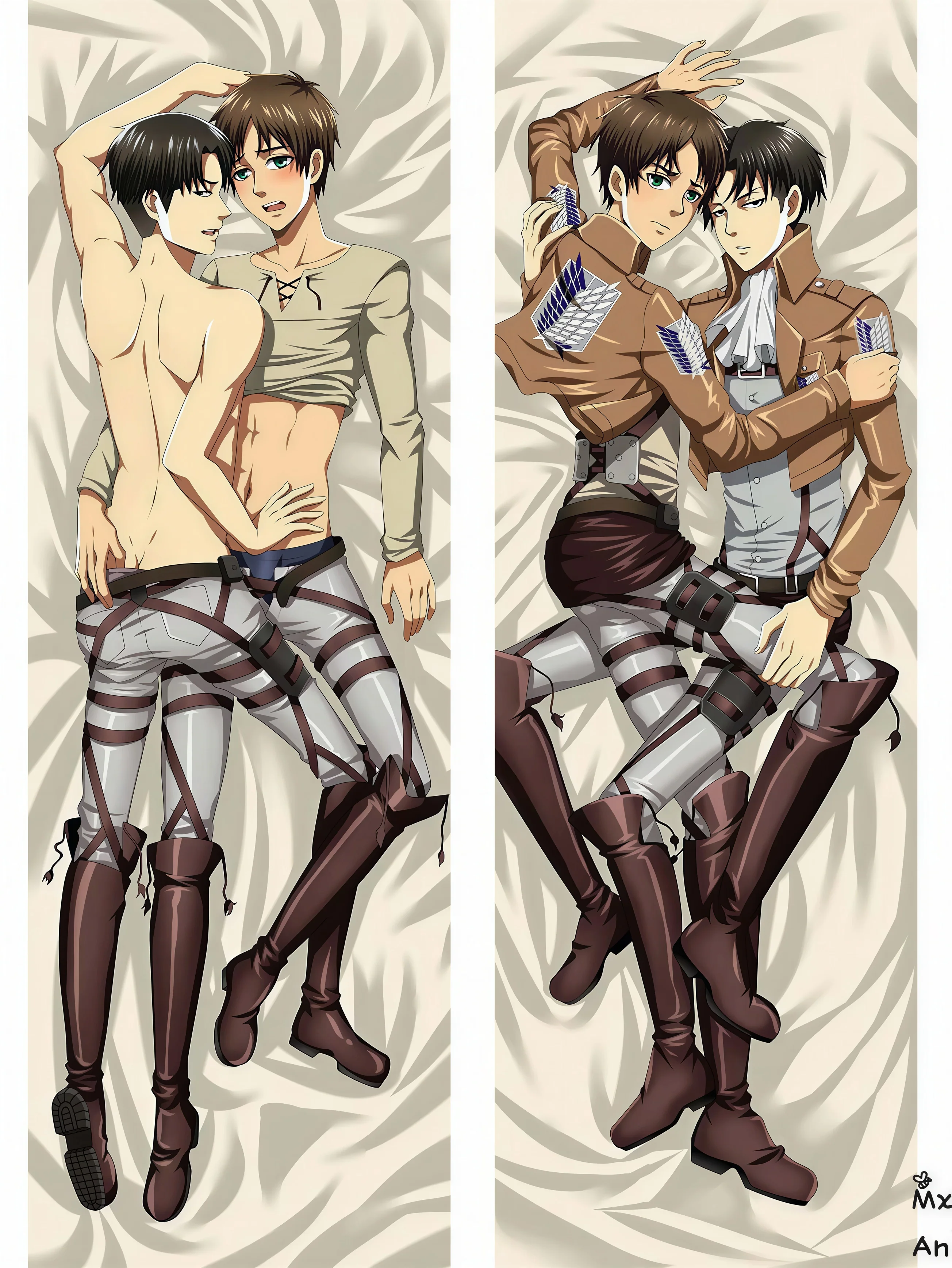Levi Body Pillow <br/> Levi x Eren - Image 2