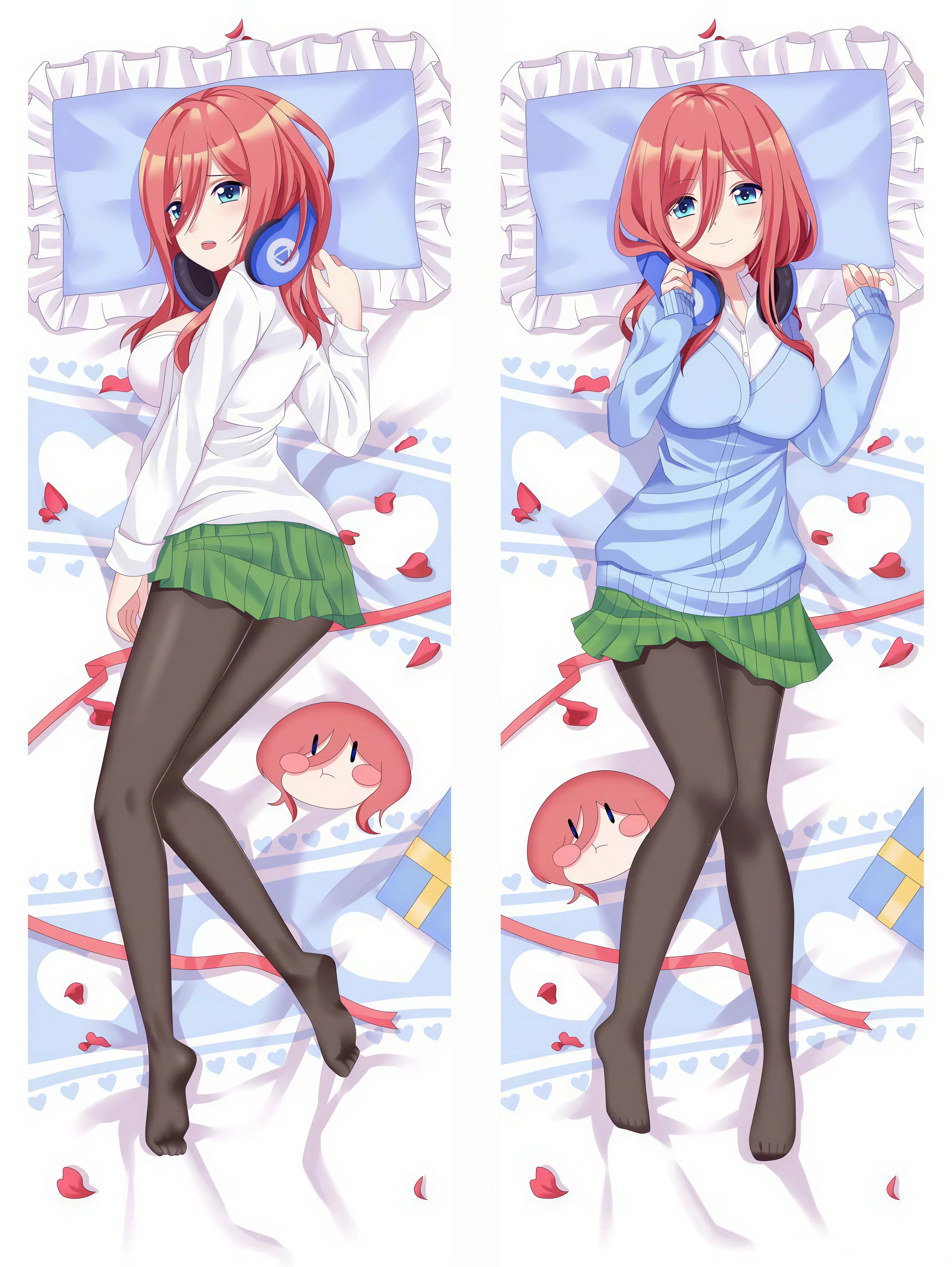 Miku Nakano Body Pillow <br/> Miku Nakano Headphone - Image 2