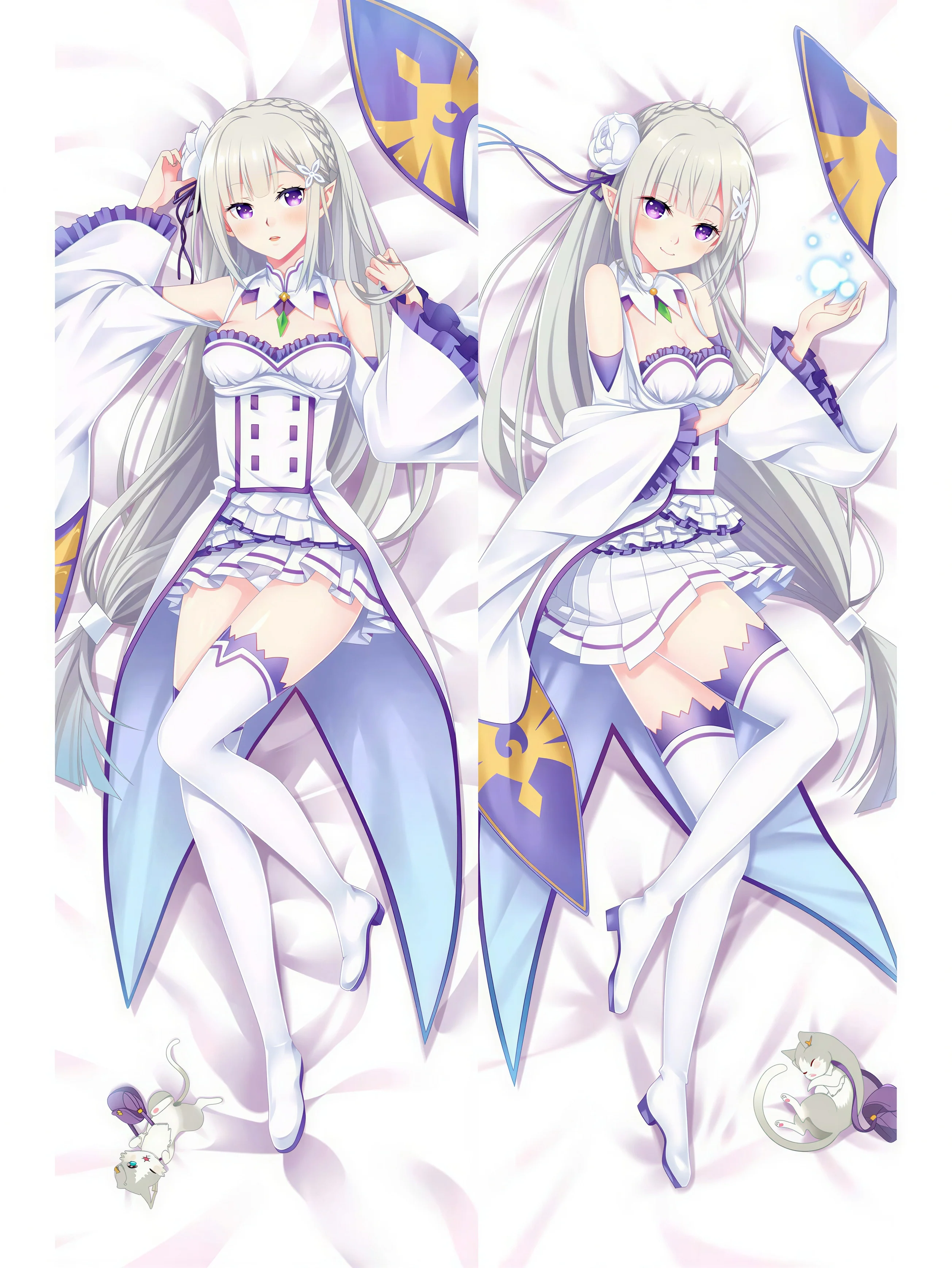 Emilia Body Pillow <br/> Re Zero Emilia - Image 2
