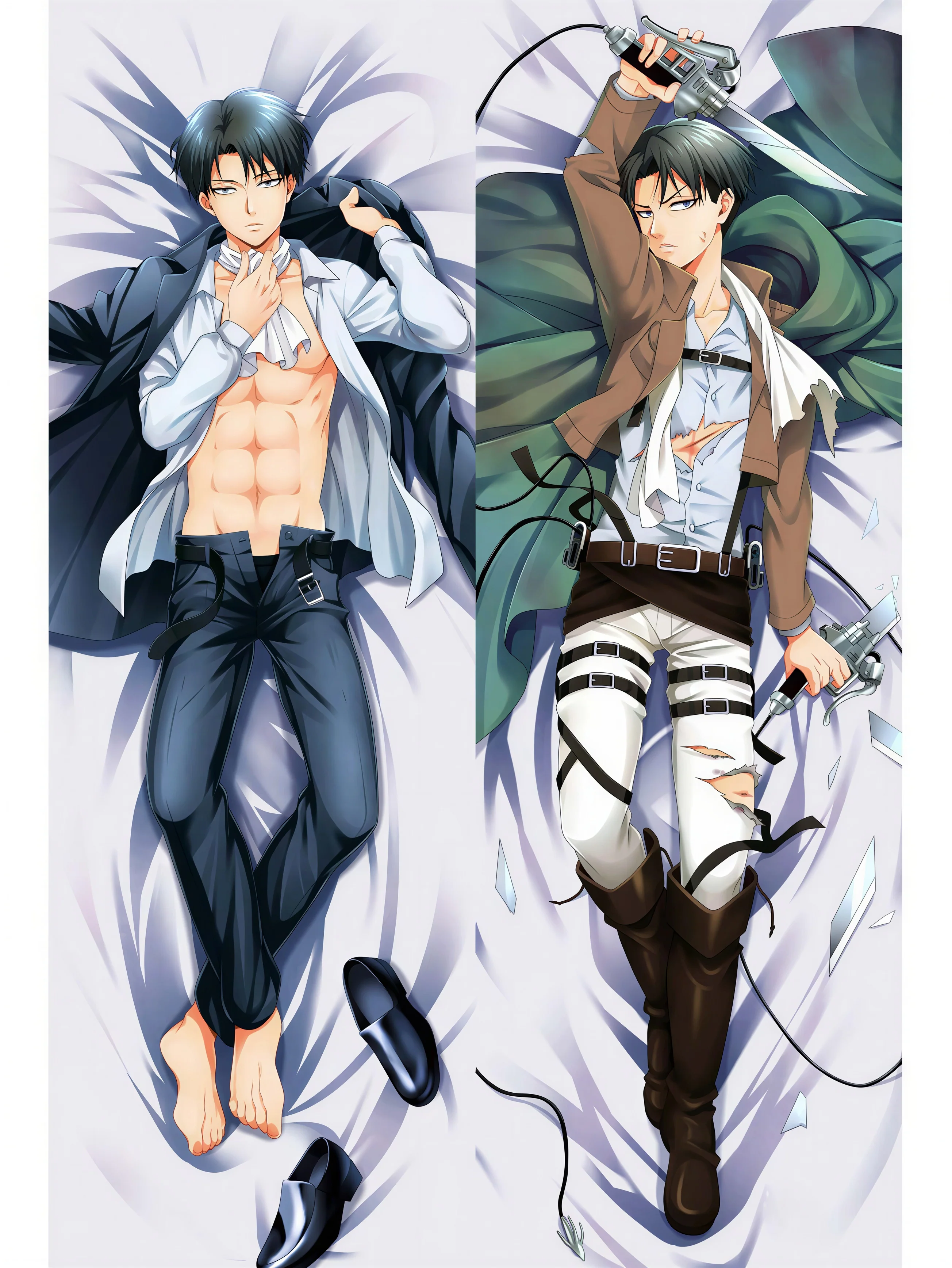 Levi Body Pillow <br/> Sexy Levi - Image 2
