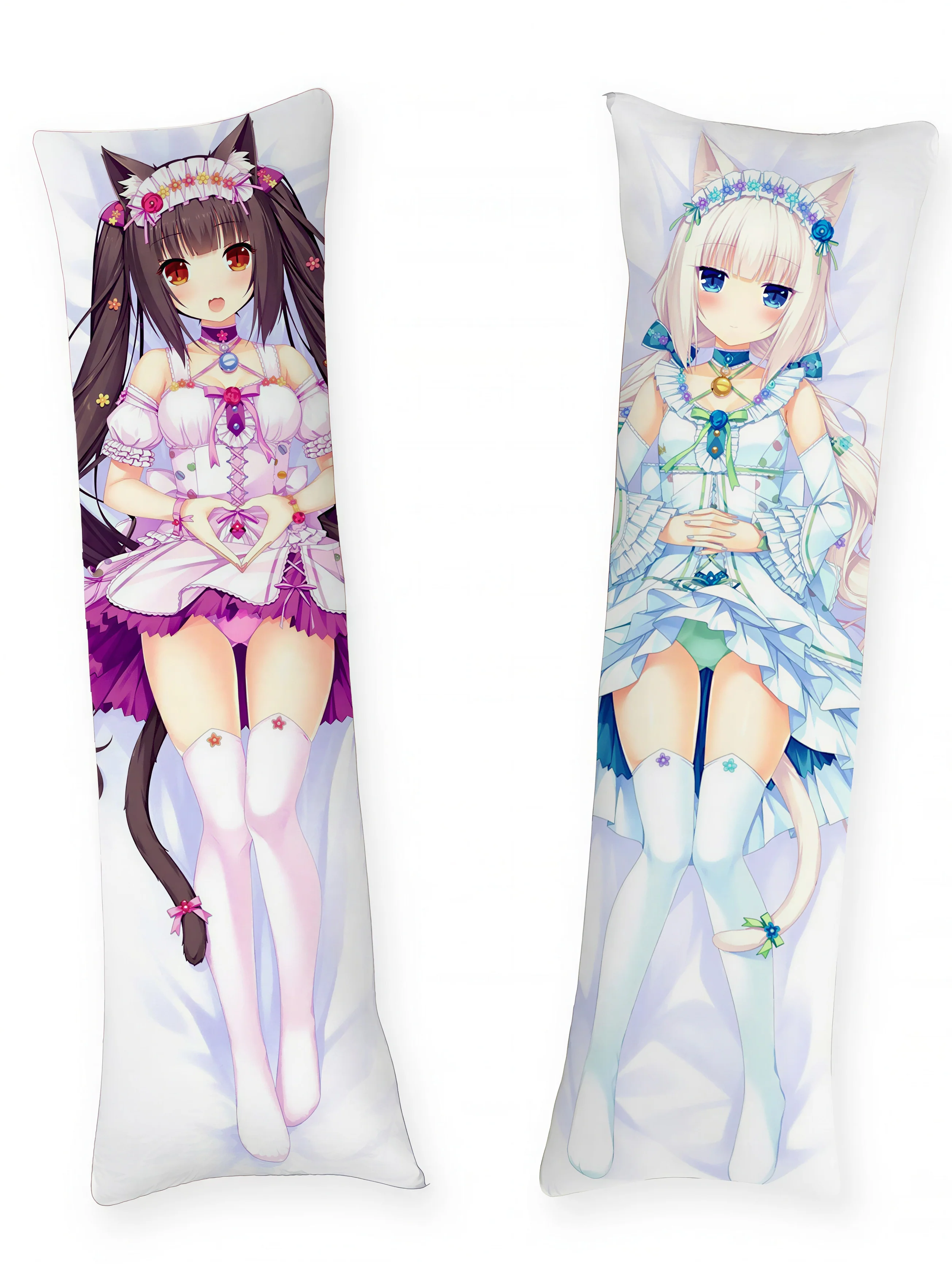 Chocola and Vanilla Body Pillow <br/> Vanilla and Chocola Wedding Dress