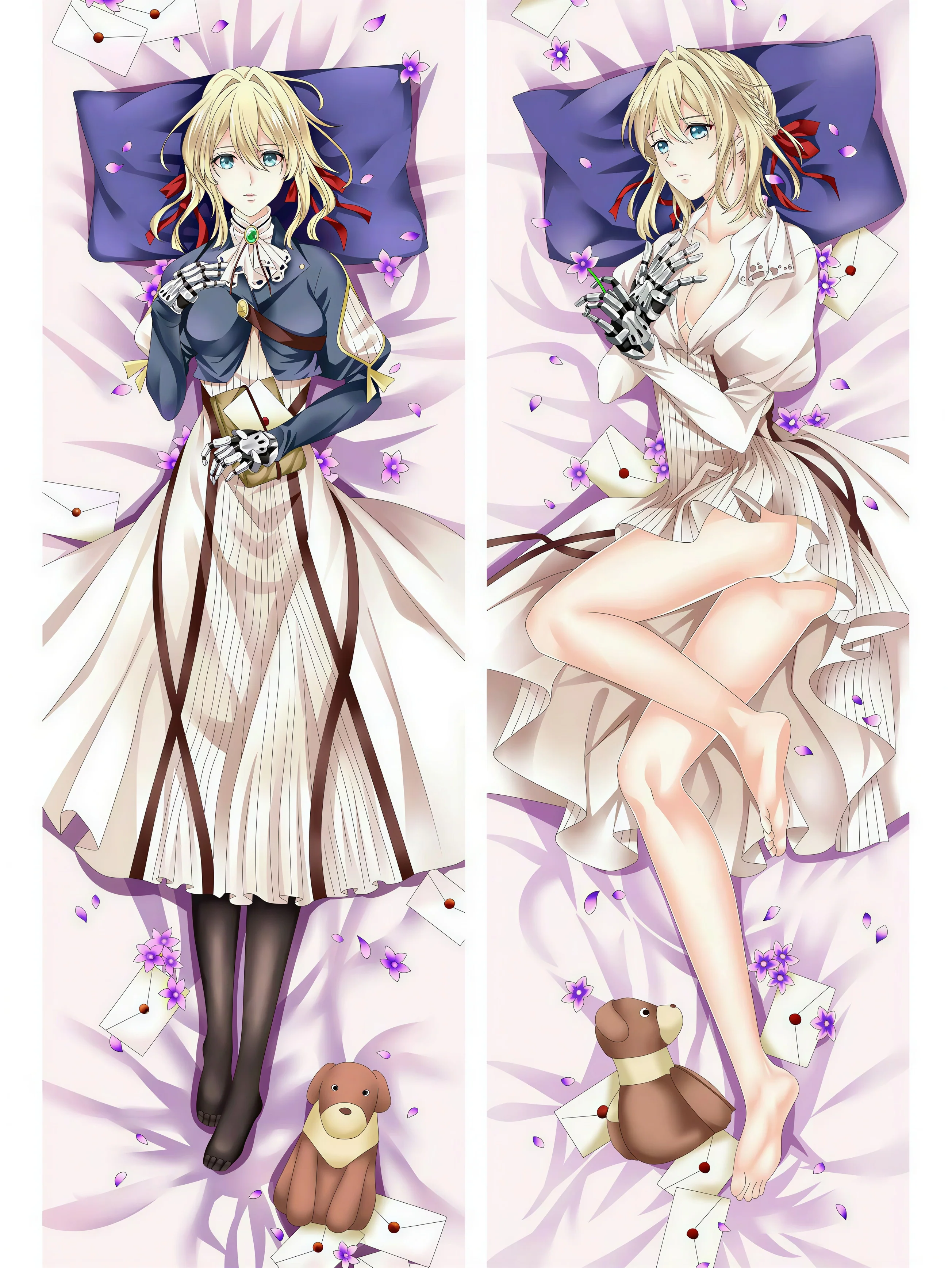 Violet Evergarden Body Pillow <br/> Violet Evergarden Sexy - Image 2